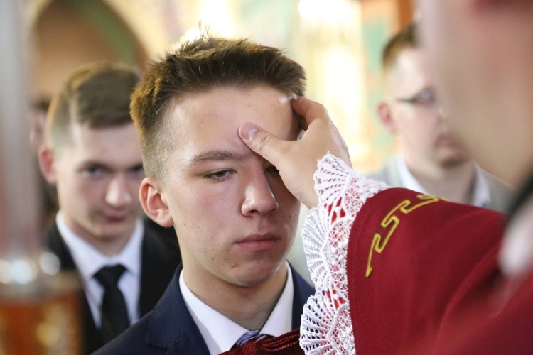 Bierzmowanie w Biegonicach