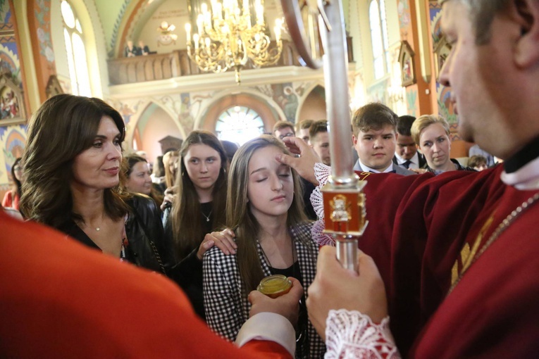 Bierzmowanie w Biegonicach