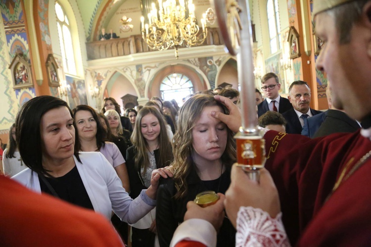 Bierzmowanie w Biegonicach