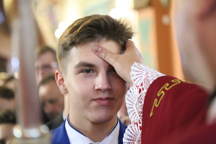 Bierzmowanie w Biegonicach