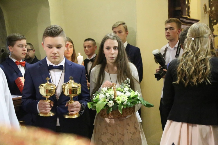 Bierzmowanie w Starym Sączu