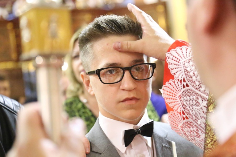 Bierzmowanie w Starym Sączu