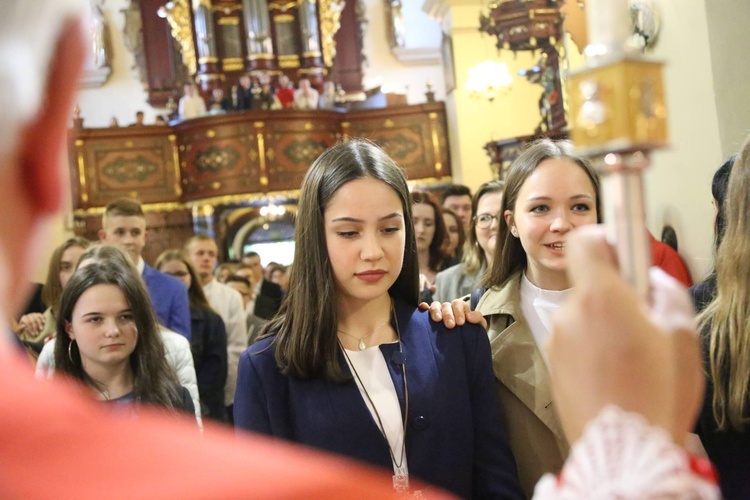Bierzmowanie w Starym Sączu