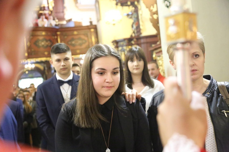 Bierzmowanie w Starym Sączu