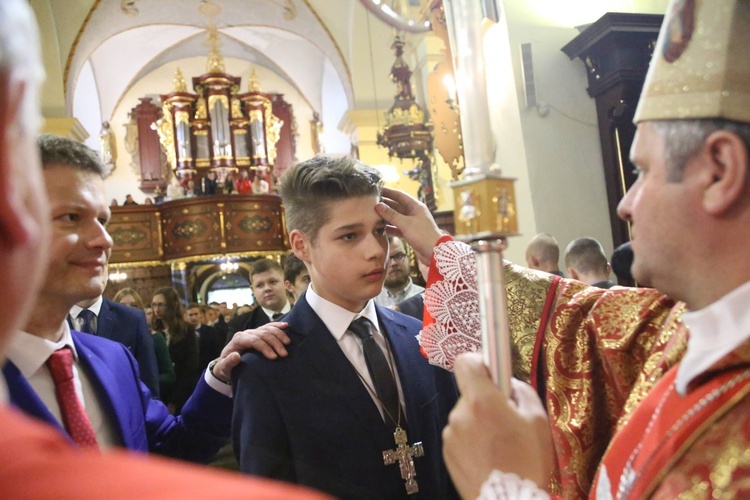 Bierzmowanie w Starym Sączu