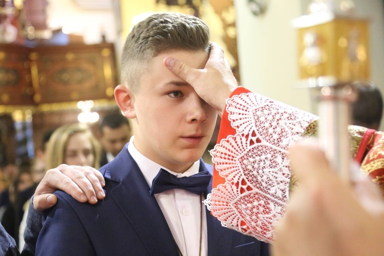 Bierzmowanie w Starym Sączu