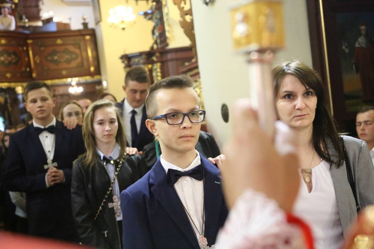 Bierzmowanie w Starym Sączu