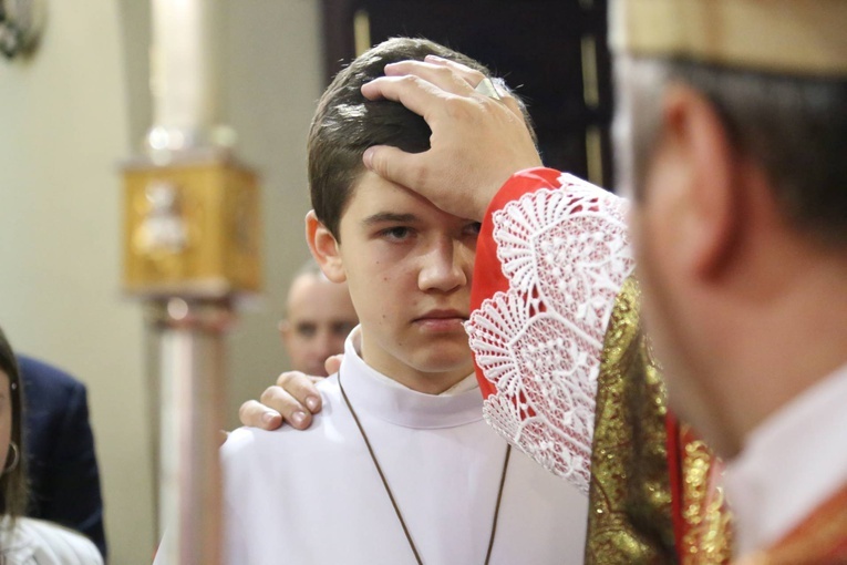 Bierzmowanie w Starym Sączu