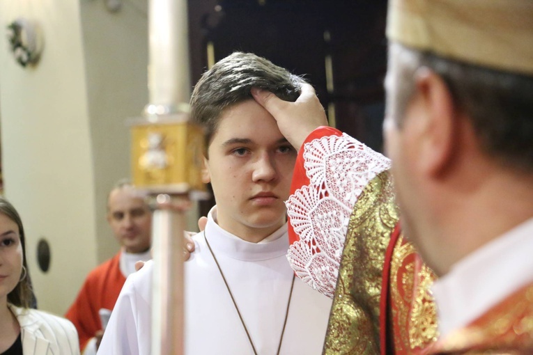 Bierzmowanie w Starym Sączu