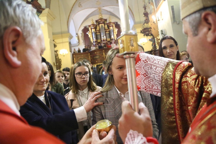 Bierzmowanie w Starym Sączu