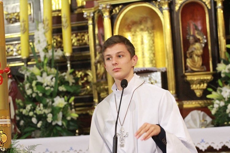 Bierzmowanie w Starym Sączu