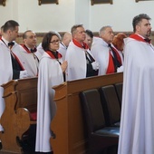 Templariusze uczestniczyli we Mszy św. w kościele Świętego Krzyża w Świdnicy.