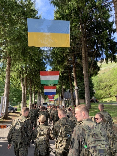 Podchorążowie AWL na 61. Międzynarodowej Pielgrzymce Wojskowej do Lourdes