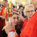 Bierzmowanie w kościele św. Heleny w Nowym Sączu