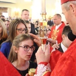 Bierzmowanie w kościele św. Heleny w Nowym Sączu