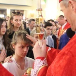 Bierzmowanie w kościele św. Heleny w Nowym Sączu