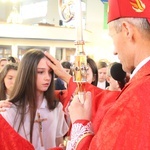 Bierzmowanie w kościele św. Heleny w Nowym Sączu