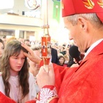 Bierzmowanie w kościele św. Heleny w Nowym Sączu