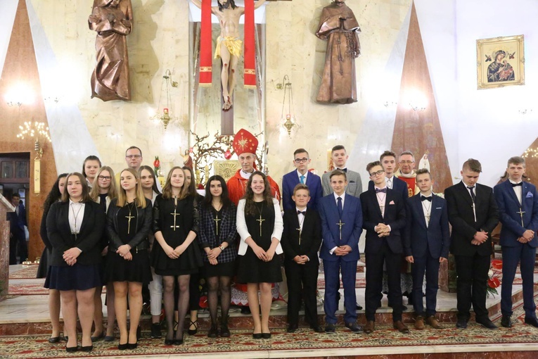 Bierzmowanie w Chomranicach