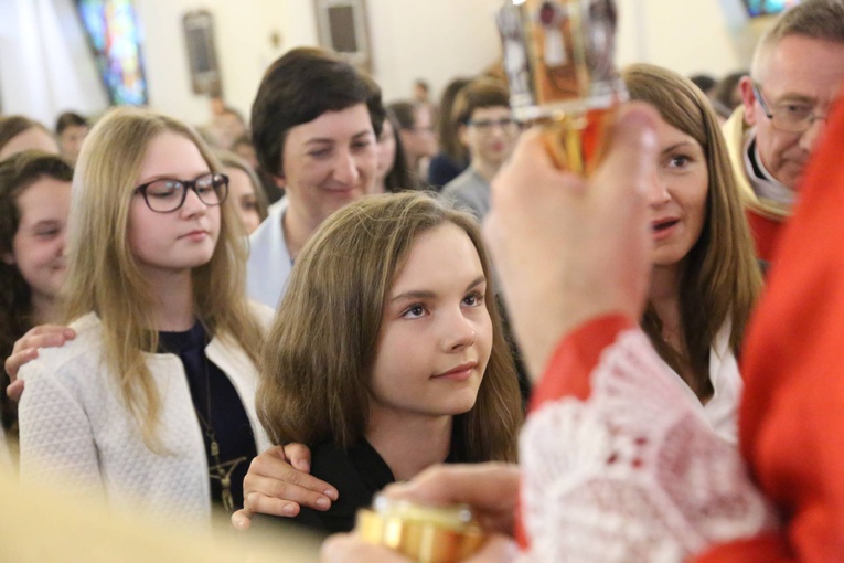 Bierzmowanie w Chomranicach