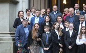 Uczniowie z Gilowic na gali w Collegium Novum UJ w Krakowie - 2019