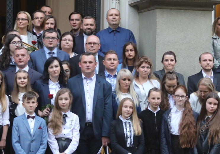 Uczniowie z Gilowic na gali w Collegium Novum UJ w Krakowie - 2019