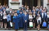 Uczniowie z Gilowic na gali w Collegium Novum UJ w Krakowie - 2019