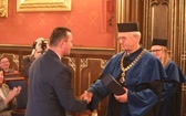 Uczniowie z Gilowic na gali w Collegium Novum UJ w Krakowie - 2019