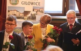 Uczniowie z Gilowic na gali w Collegium Novum UJ w Krakowie - 2019