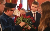 Uczniowie z Gilowic na gali w Collegium Novum UJ w Krakowie - 2019
