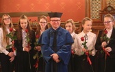 Uczniowie z Gilowic na gali w Collegium Novum UJ w Krakowie - 2019