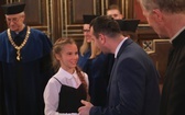 Uczniowie z Gilowic na gali w Collegium Novum UJ w Krakowie - 2019