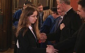 Uczniowie z Gilowic na gali w Collegium Novum UJ w Krakowie - 2019