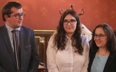 Uczniowie z Gilowic na gali w Collegium Novum UJ w Krakowie - 2019