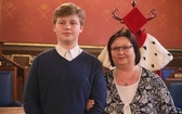 Uczniowie z Gilowic na gali w Collegium Novum UJ w Krakowie - 2019