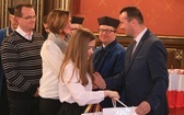 Uczniowie z Gilowic na gali w Collegium Novum UJ w Krakowie - 2019