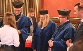 Uczniowie z Gilowic na gali w Collegium Novum UJ w Krakowie - 2019