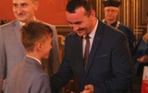 Uczniowie z Gilowic na gali w Collegium Novum UJ w Krakowie - 2019