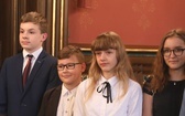 Uczniowie z Gilowic na gali w Collegium Novum UJ w Krakowie - 2019