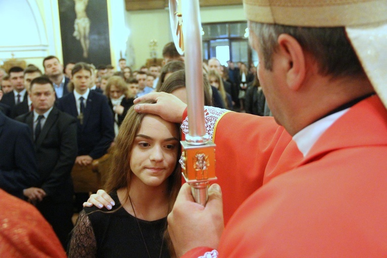 Bierzmowanie w Żabnie