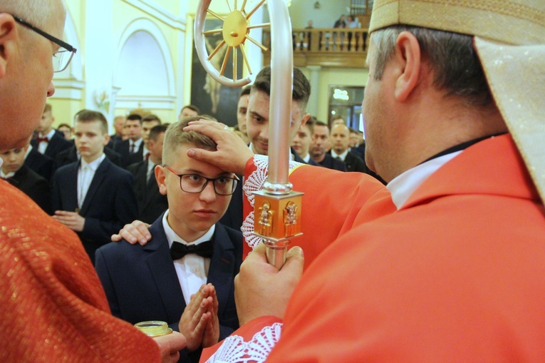 Bierzmowanie w Żabnie