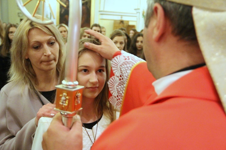 Bierzmowanie w Żabnie