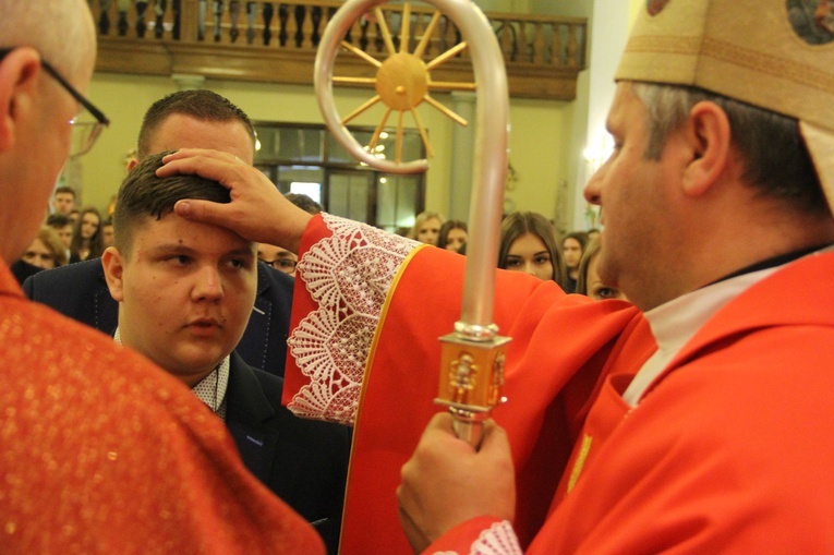 Bierzmowanie w Żabnie