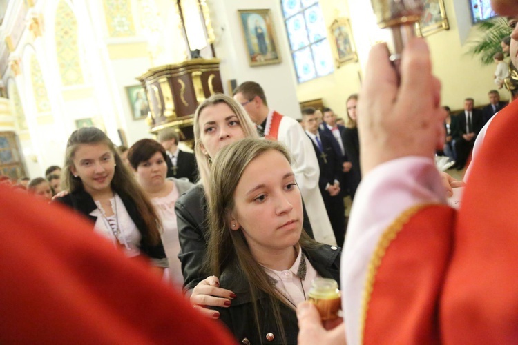 Bierzmowanie w Oleśnie