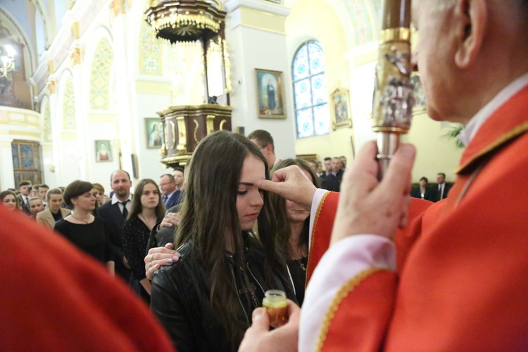 Bierzmowanie w Oleśnie