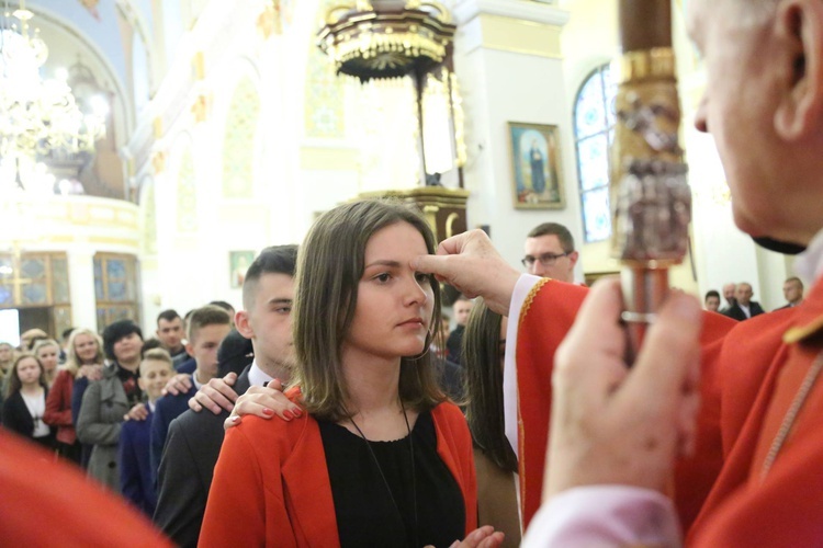 Bierzmowanie w Oleśnie