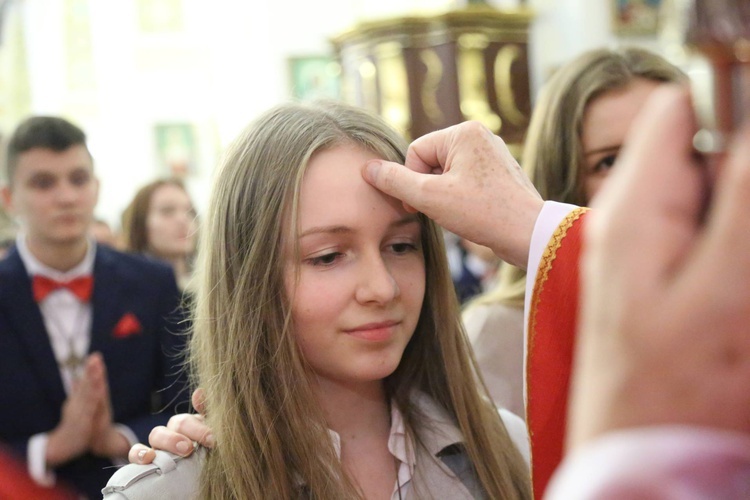 Bierzmowanie w Oleśnie