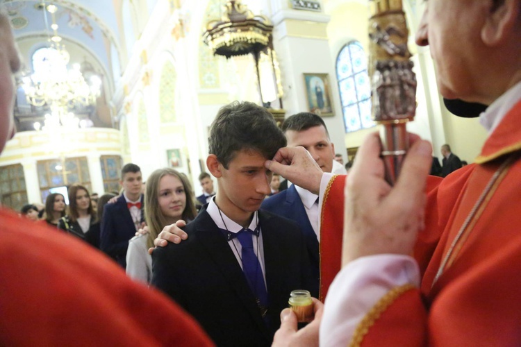 Bierzmowanie w Oleśnie