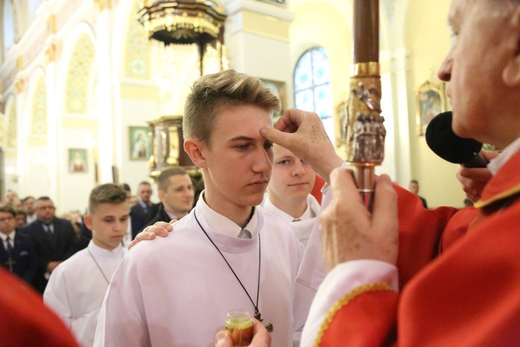 Bierzmowanie w Oleśnie