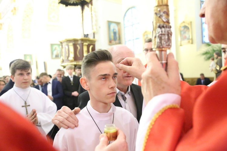 Bierzmowanie w Oleśnie